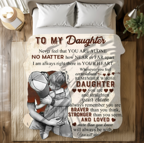 To My Daughter | FLM Arctic Fleece Blanket 50x60