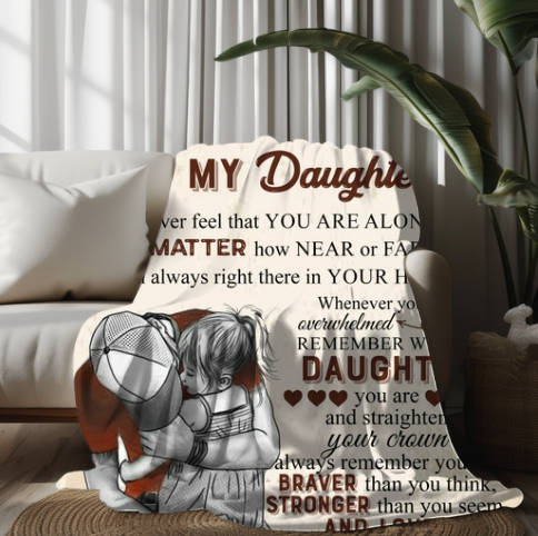 To My Daughter | FLM Arctic Fleece Blanket 50x60